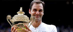 Roger Federer wins Wimbledon for the 8th time