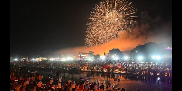 World record set as 25 lakh diyas lit in Ayodhya on Deepotsav