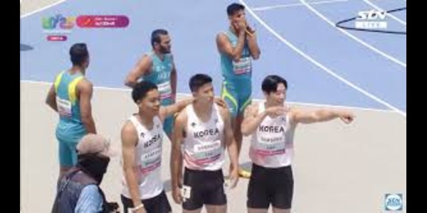 Why was Indian men’s 4x100m relay team disqualified in heats at Asian Athletics Championships