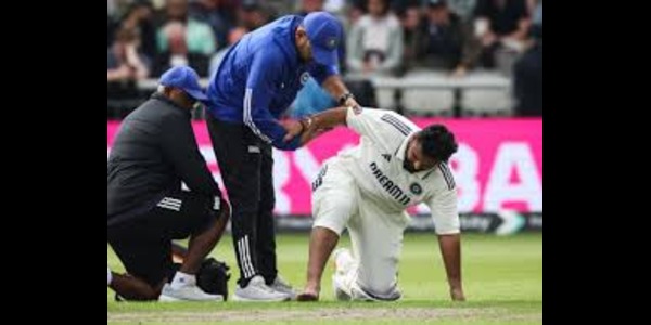 Rishabh Pant advised six weeks rest because of fractured toe