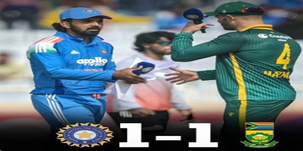 In Men’s Cricket, South Africa defeated India by 4 wickets