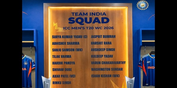 BCCI Announces 15-Member Squad For T20 World Cup 2026