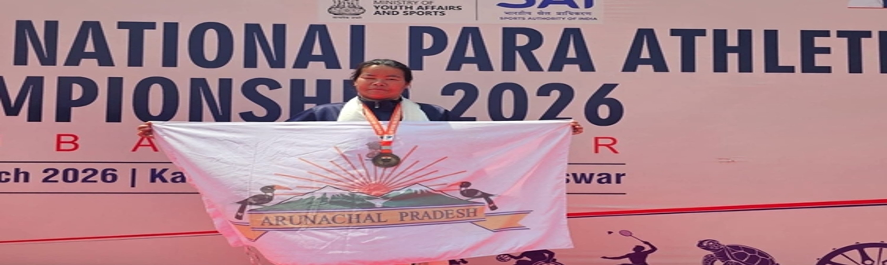 National Para Athletics Championships: Kipa Mero Of Arunachal Pradesh Wins Gold In Women’s Javelin F12