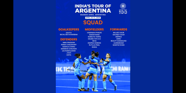 Indian Women’s Hockey Team Announces 24-Member Squad For Argentina Tour