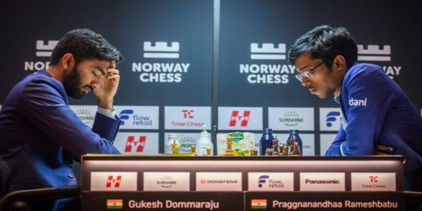 Praggnanandhaa Defeats Gukesh, Keeps Title Hopes Alive At Norway Chess 2026