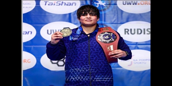 Kajal Dhochak wins second consecutive U20 World Wrestling title