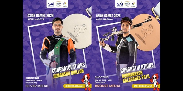 Asian Games: India Win Three Medals In Shooting At Aichi-Nagoya; PM Modi Congratulates Medal Winners