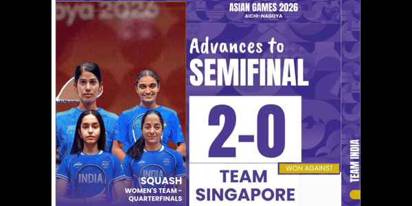 India’s Women’s Squash Team Reaches Asian Games Semifinals