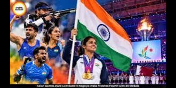 Asian Games 2026 Conclude In Nagoya; India Finishes 4th With 85 Medals