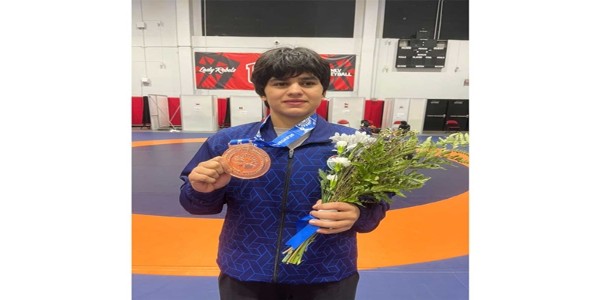 अंडर-23 विश्व कुश्ती चैंपियनशिप: कोमल ने महिला 59 किलोग्राम वर्ग में कांस्य पदक जीता