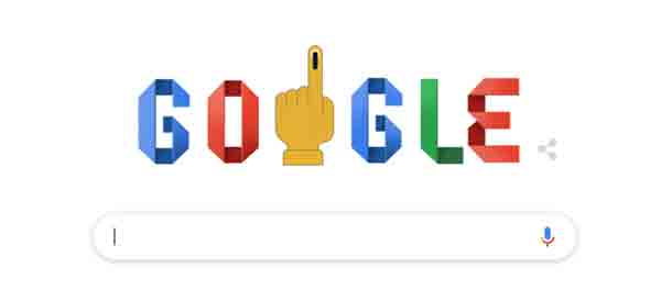 Google Doodle celebrates beginning of world's largest elections