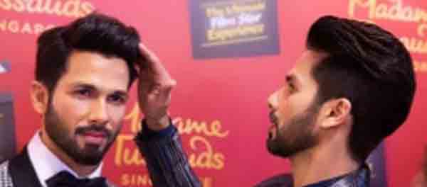 Shahid Kapoor unveiled his wax statue at Madame Tussauds Singapore