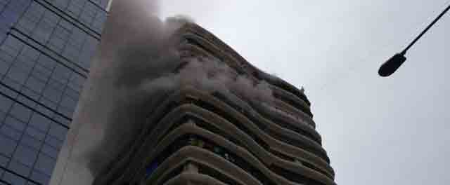 Fire breaks out in Mumbai's Crystal Tower