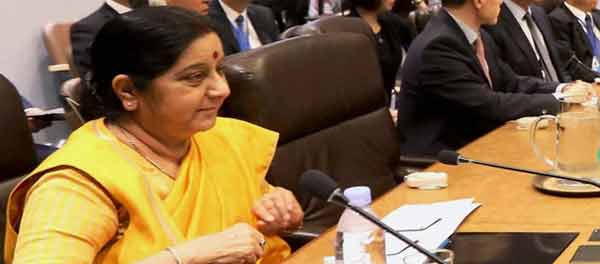 BRICS countries should condemn efforts to support terrorism: Sushma Swaraj