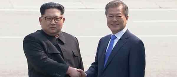 North and South Korea pledged to make peace