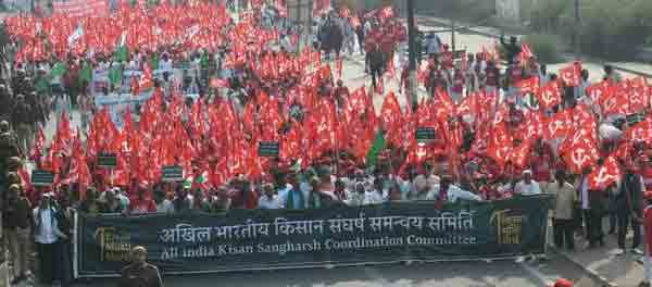 Kisan March in Delhi