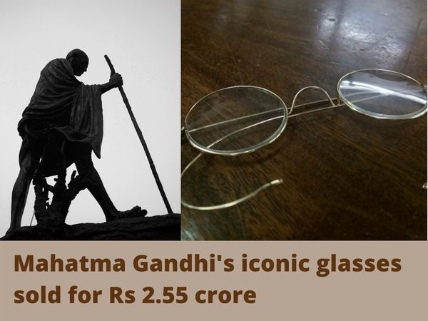 Mahatma Gandhi's glasses auctioned