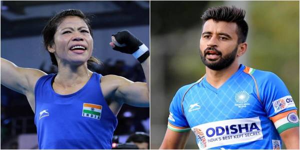 Celebrated boxer M C Mary Kom and men's hockey team skipper Manpreet Singh will be flag bearers