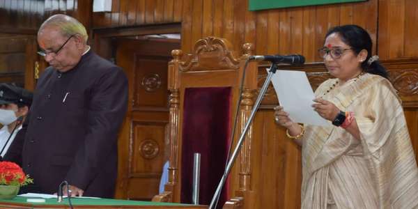 Ritu Khanduri Bhushan became the first woman speaker of the state assembly