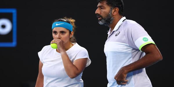 Australian Open, Semi-Final: With the victory, the pair of Sania Mirza and Rohan Bopanna made it to the final